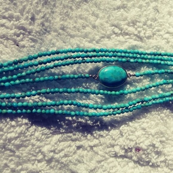 Mine Finds by Jay King Turquoise 7 Strand Bracelet - Picture 9 of 9